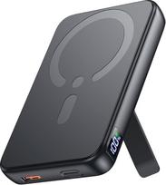 "Magsafe" maitinimo bankas, 12000 mAh magnetinis maitinimo bankas, PD 22,5 W USB-A išvestis, belaidis nešiojamasis įkroviklis su C tipo įvestimi ir išvestimi, LED ekranas, skirtas "iPhone 16/15/14/14/13/12/Pro/Pro Max" serijai
