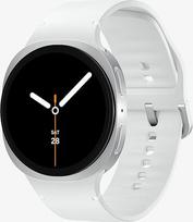 "Samsung Galaxy Watch8" išmanusis laikrodis su "Galaxy AI" fitneso laikrodžiu ir fitneso stebėjimo sporto juosta "Spa Sleep Coaching" 40 mm LTE sidabrinė 3 metų garantija