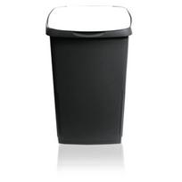 Šiukšliadėžė Eco Solution 45L 37x36x53,5cm tamsiai pilka/balta