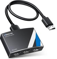 NEWCARE HDMI daliklis 1 in 3 Out, 4K HDMI daliklis 1 in 3 Out vienu metu, HDMI daliklis 1 in 2 Out, HDMI daliklis 3 monitoriams vienu metu Full HD HD HDTV Blu-Ray DVD, Fire Stick (neišplėstas)