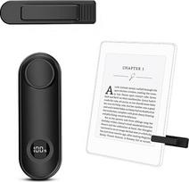 RF nuotolinio valdymo puslapio suktuvas Kindle Paperwhite Scribe Oasis Kobo priedams, Clicker Page Turner iPhone, iPad, Android planšetiniams kompiuteriams Skaitymo fotoaparatas Vaizdo įrašymas Nuotolinis paleidiklis, juodas