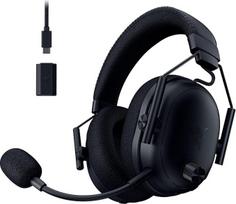 "Razer BlackShark V3 Pro" - belaidės elektroninio sporto ausinės su ANC triukšmo slopinimo funkcija - 50 mm garso tvarkyklė - nuimamas mikrofonas - belaidis 2,4 GHz ir "Bluetooth" ryšys - FPS profiliai - PC/Mac | Juoda
