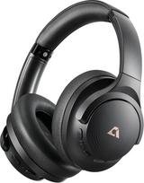 1Mii Y8+ belaidės "Bluetooth" ausinės, hibridinės aktyvaus triukšmo slopinimo ausinės, LDAC Hi-Res Audio, individualus ekvalaizeris, 75 val. atkūrimo trukmė, patogiai prigludusios ir sulankstomos ausinės per ausis - juodos spalvos