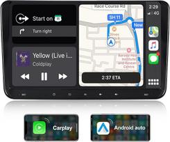 ACAVICA "Android" automobilinis radijas 9 colių dvigubo DIN radijo imtuvas su belaidžiu "Carplay Android Car" - "VW Golf 5 6 Passat B6 B7 Polo Touran Tiguan EOS Seat Skoda Fabia Superb - IPS DSP Bluetooth 5.0 GPS navigacija