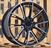 Ratlankis RACINGLINE CQRGW1058 R21x9.5 5x130 ET 61 CB 71.6 (Black Polished) (850 kg)