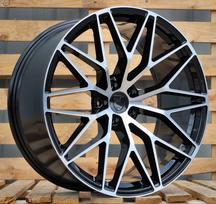 Ratlankis RACINGLINE FB1705 R21x9.5 5x130 ET 46 CB 71.6 (Black Polished) (850 kg)