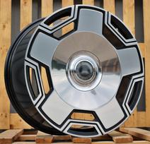 Ratlankis RACINGLINE LTRGW105 R23x10 5x130 ET 30 CB 84.1 (Black Polished) (1000 kg)
