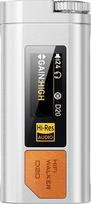 HIFI WALKER D20 DAC512 nešiojamasis ausinių stiprintuvas / DAC - USB Hi-Res Audio Dongle su 4,4 mm subalansuotu ir 3,5 mm išėjimu, ES9038Q2M + CT7601PR, palaiko PCM 768kHz/DSD512, CNC aliuminis, OLED ekranas