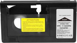 Laroal VHS-C kasetės adapteris, VHS konverteris, vaizdo konverterio dėžutės adapteris, VHS kasečių konverteris, VHS kasečių grotuvas, nesuderinamas su 8 mm, Mini DV, Hi8