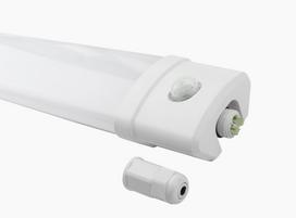 Hermetinis šviestuvas su judesio davikliu PIR, TRI-PROOF, 230Vac, 30W, 3600lm, 65cm, IP65, 4000K