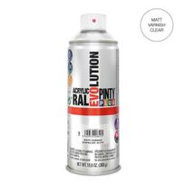 Akrilinis purškiamas matinis lakas PintyPlus Evolution 400ml