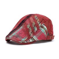 Vyriški plokšti kepurės Ivy Tweed Platt Keps Vintage Stil Reguliuojama Newsboy Hat Nereguliari spalva Kepurės vyrams TT-0727145