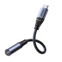 Adapteris Joyroom ' SY-C01' juodas 14cm (Input: 'Type-C' / Output: AUX)