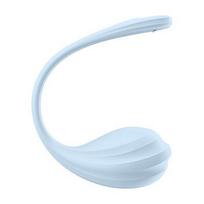 Vibratorius Satisfyer Smooth Petal Connect App, šviesiai mėlynas