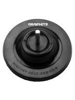 Guminis šlifavimo diskas GRAPHITE 125 mm, lankstus