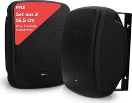 "Pyle" 6,5 colio jūrinis vandeniui atsparus "Bluetooth" lauko vidaus garsiakalbis su stiprintuvu
