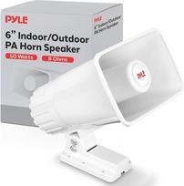 "PyleHome" PHSP4 6 colių 50 W vidinis/ lauko garsiakalbis su ragu