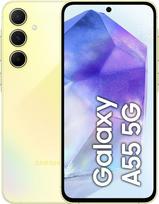 "Samsung Galaxy A55 5G" išmanusis telefonas, "Android" telefonas be sutarties, 128GB - 8GB RAM, 2 dienų baterijos veikimo laikas, 50 MP fotoaparatas, puiki citrina, 2,5 metų garantija