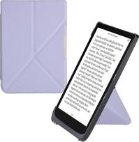 kwmobile Case Compatible with Pocketbook InkPad 3/3 Pro/Color/Vivlio InkPad 3 Case - Faux Leather Case - eReader Protective Case - Cover Lavender