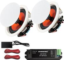 STUDIOFINIX 6,5 colio "Bluetooth" lubinis garsiakalbis, maksimalus 300 W galios suvartojimas, skirtas naudoti patalpose, pvz., virtuvėje, svetainėje, darbo kambaryje, rūsyje, namų kino teatre ir dengtoje terasoje