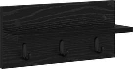 Prikabinamas paltas Sieninis Juodas ąžuolas 40 x 10,5 x 18 cm