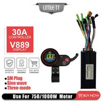 36-48V 30A 750/1000W sinusinės bangos valdiklis + ekranas, skirtas elektriniam dviračiui elektriniam paspirtukui