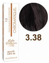 Hantesis plaukų dažai 3.38 tamsaus gintaro kaštonas Hantesis Chromatique 100ml