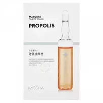 Missha Mascure Nutrition Propolis lakštinė veido kaukė su propoliu, 1 vnt.