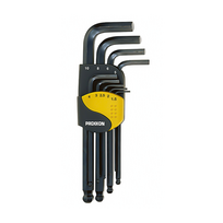 PROXXON 9-piece set of hexagon socket wrenches 1.5-10mm