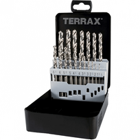 Ruko 19-piece drill set DIN 338 HSS Terrax