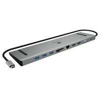 IcyBox docking station USB-C -> HDMI/VGA/USB-A/USB-C/3.5mm
