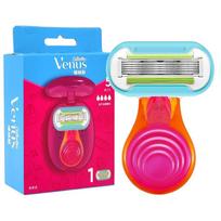 Gillette Venus skustuvas moterims merginoms itin plonų sluoksnių peiliukai su tepamu muilu.