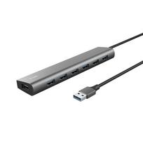 Trust Halyx - Type-A 5000Mbit/s 7 Port USB 3.2 Gen1 Hub (silver)