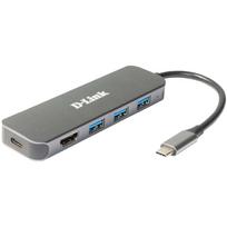 D-Link 5-in-1 USB-C Hub with HDMI/Power Delivery