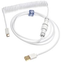 Ducky Coiled Cable - White Edition