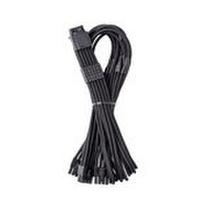CableMod C-Series Pro ModMesh 12V-2x6-Kabel, Sleeved, 16-Pin zu 3x 8-Pin, für Corsair Type 4 und 3 PSUs - schwarz, 60cm