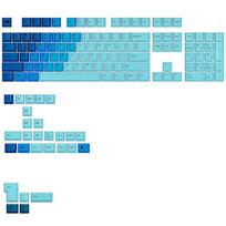 Glorious GPBT Gradient Keycaps, ANSI Layout (US), PBT, Dye-Sub - Ocean