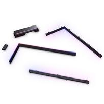 Phanteks NV5 Premium DRGB Kit + Power Hub, 3x for outer frame, 1x motherboard cable cover - black