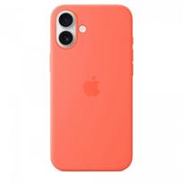 iPhone 16 Plus Silicone Case with MagSafe - Tangerine