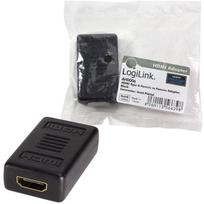Logilink HDMI Adapter für 2 HDMI Anschlusskabel - Video- / Audio-Adapter - HDMI - HDMI, 19-polig (W) - HDMI, 19-polig (W) - (HDMI 1.3) (AH0006)
