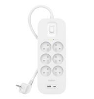 Surge Protector SurgePlus 6xFR 1xUSB-A 1xUSB-C 650J 2M
