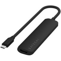 Satechi ST-P4SK interface hub USB Type-C 10000Mbit/s Black