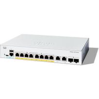 CISCO Catalyst 1200 8-Port Switch / PoE+ with 67W power budget / 2 x 1G SFP Uplinks / external power supply (C1200-8P-E-2G)