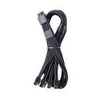 CableMod C-Series Pro ModMesh 12V-2x6 Cable, Sleeved, 16-Pin to 4x 8-Pin, for Corsair Type 4 and 3 PSUs - black, 60cm