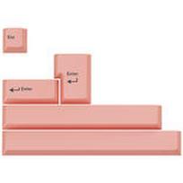 GMK Additional Kit, ABS Keycaps, Double-Shot, Expansion Kit for ISO & ANSI – Pastel Pink