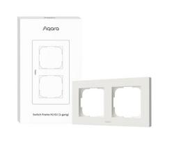 Turime | SMART SWITCH FRAME H2 (2-GANG)/WHITE FE-X01D-W AQARA | ITwork sandėlyje!