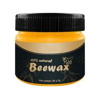 Furniture Polishing Beewax Natural Beeswax Wood Seasoning Beewax Wood Floor Cleaning Maintenance Polished Lighting Maintenance 1PCS