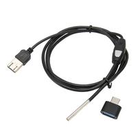 USB Endoscope 1080P 3.9mm Camera IP67 Waterproof Type C Industrial Borescope with 6 Dimmable LEDs fo