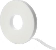 VELCRO sunkiųjų juostų 1,4 m x 1,9 cm vienas apvyniojimas savarankiškai sukibęs dvipusis ritininis dirželis savarankiškai pritvirtintas saugiam laikymui VEL-30835-AMS White