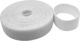 YOFASEN 5 metrų velcro juostos ritinėlis - 3 daugkartinio naudojimo kabelių raiščiai, kuriuos galima supjaustyti pagal dydį Velcro juostos, biuro plotis: 1 cm / 1,5 cm / 2 cm, pilkos spalvos